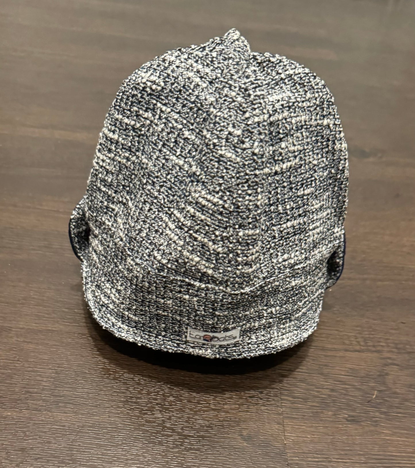 Navy Blue Tweed Flip Hat - Adult