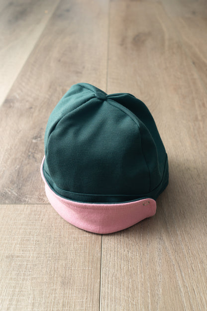 Green and Pink Flip Hat- Adult