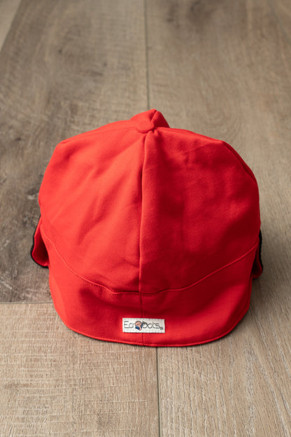 Red and Black Flip Hat- Adult